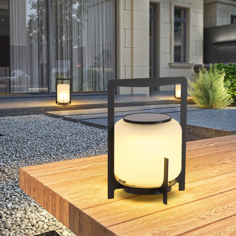 Civaro Solar Garden Lights | Modern Stainless Steel & Glass Outdoor Light Fixtures 0