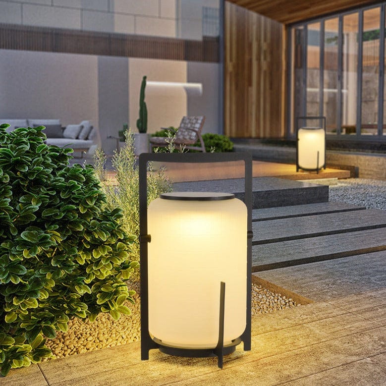 Civaro Solar Garden Lights | Modern Stainless Steel & Glass Outdoor Light Fixtures 1