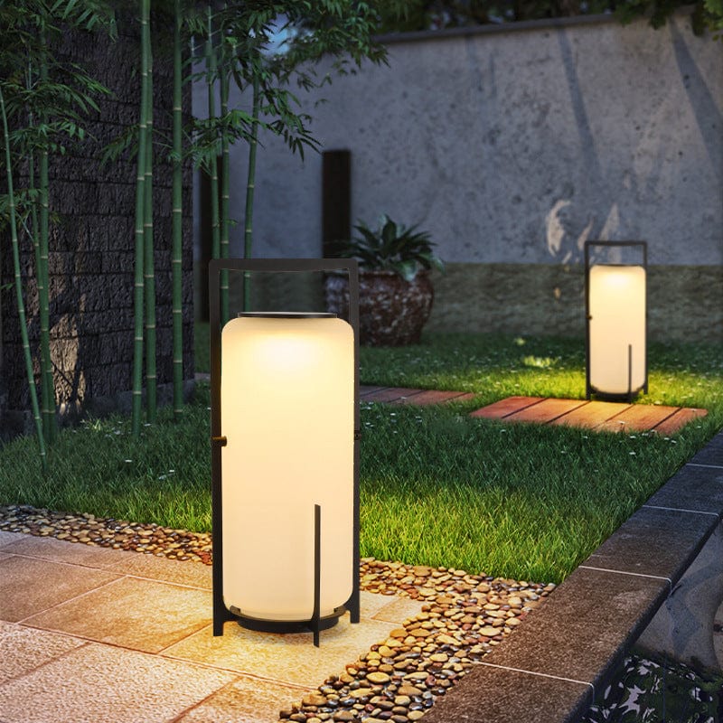 Civaro Solar Garden Lights | Modern Stainless Steel & Glass Outdoor Light Fixtures 2