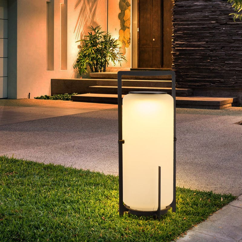 Civaro Solar Garden Lights | Modern Stainless Steel & Glass Outdoor Light Fixtures 3