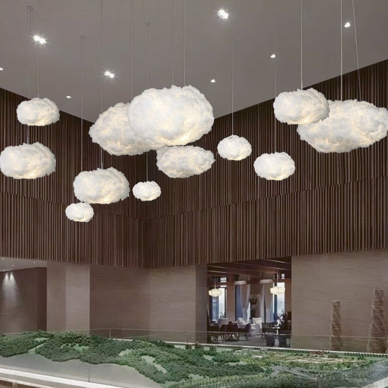 Cumulus Chandelier Light | Premium Cotton, Soft Warm Glow 5