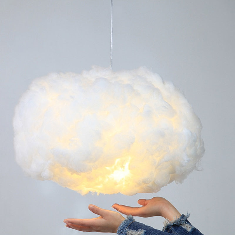 Cumulus Chandelier Light | Premium Cotton, Soft Warm Glow 7