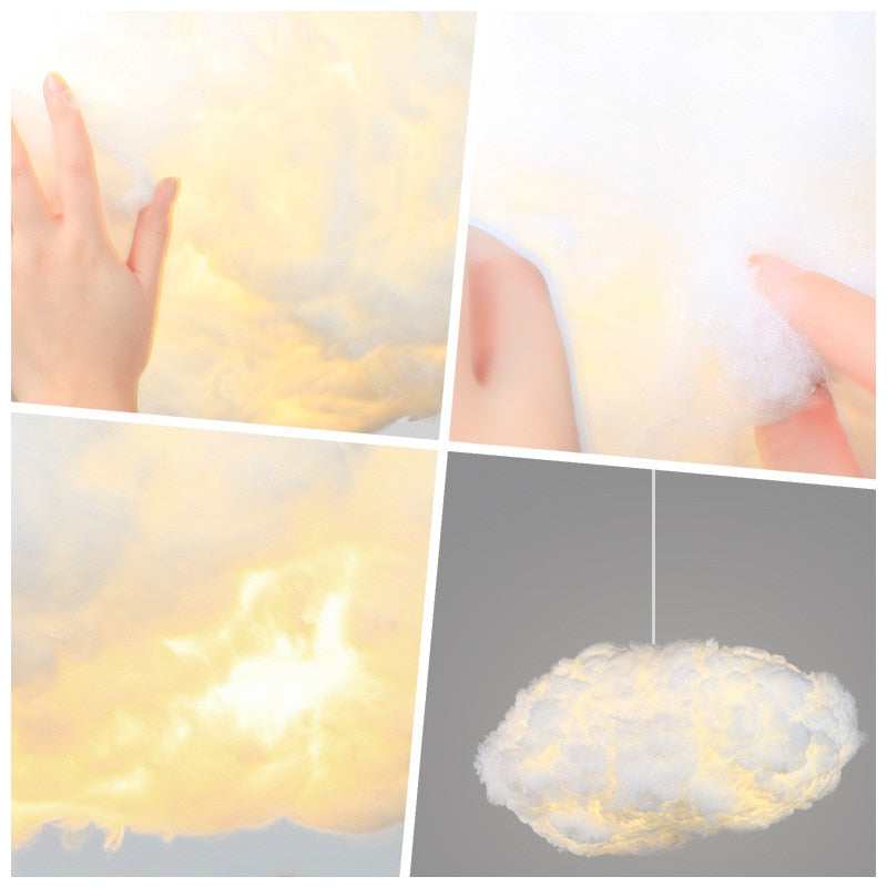Cumulus Chandelier Light | Premium Cotton, Soft Warm Glow 8
