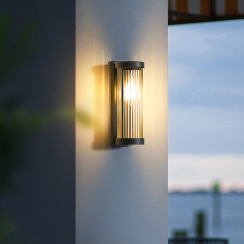 Cylindro Solar Wall Light | Waterproof Aluminium, Stylish Outdoor Lighting 1