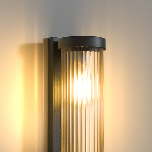 Cylindro Solar Wall Light | Waterproof Aluminium, Stylish Outdoor Lighting 3