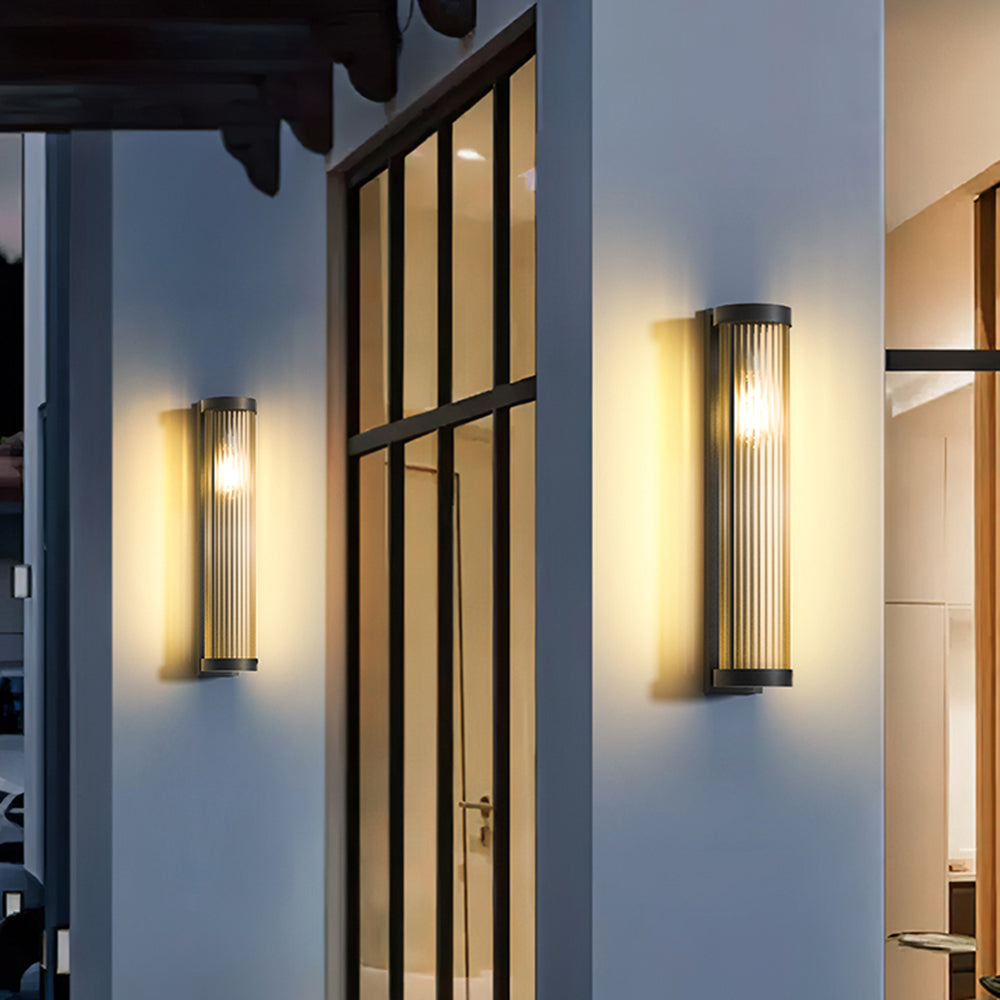Cylindro Solar Wall Light | Waterproof Aluminium, Stylish Outdoor Lighting 5