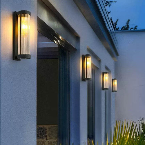 Cylindro Solar Wall Light | Waterproof Aluminium, Stylish Outdoor Lighting 7