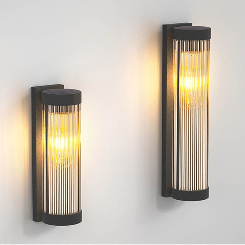 Cylindro Solar Wall Light | Waterproof Aluminium, Stylish Outdoor Lighting 8