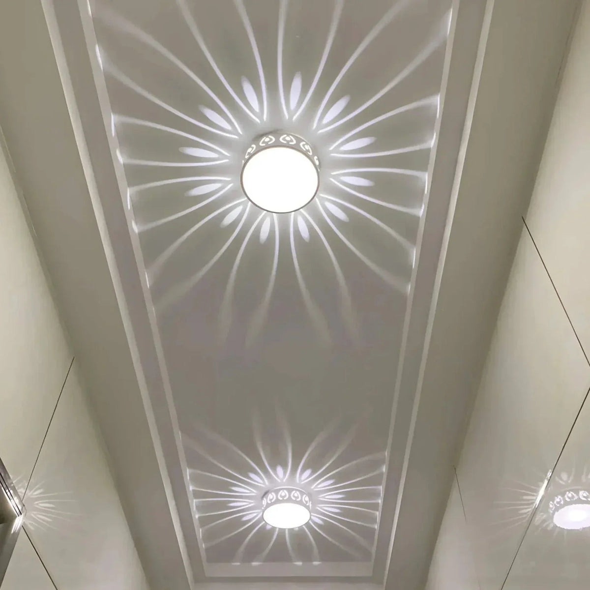 Elysian Flush Mount Ceiling Light | Warm & Cool White LED Fixture, Compact Design 6