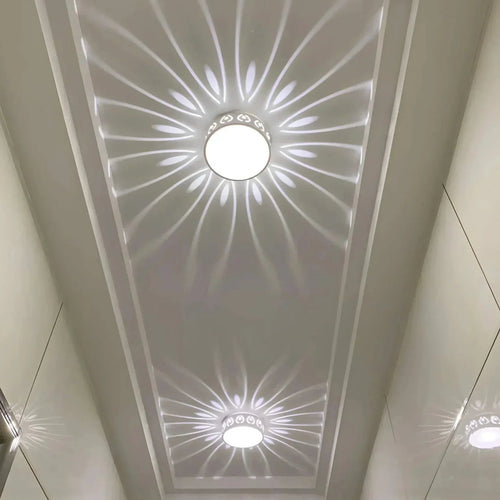 Elysian Flush Mount Ceiling Light | Warm & Cool White LED Fixture, Compact Design 6