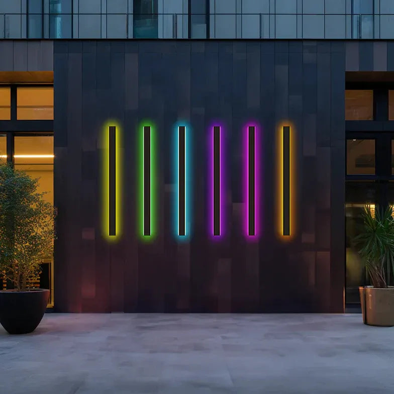 Lino Outdoor Wall Light | Dimmable, IP65 Rated, Acrylic and Metal 6