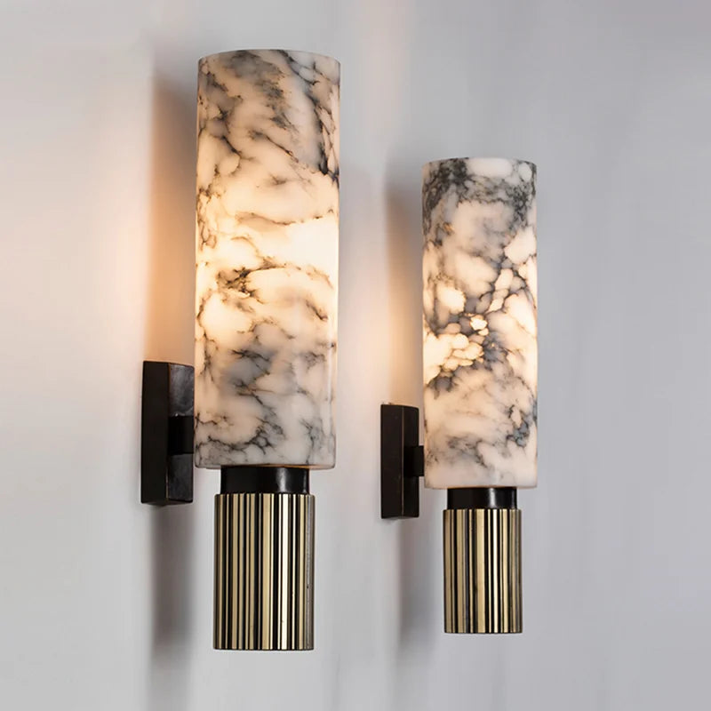 Mara Marble Wall Light | Elegant Design, LED Compatible 0