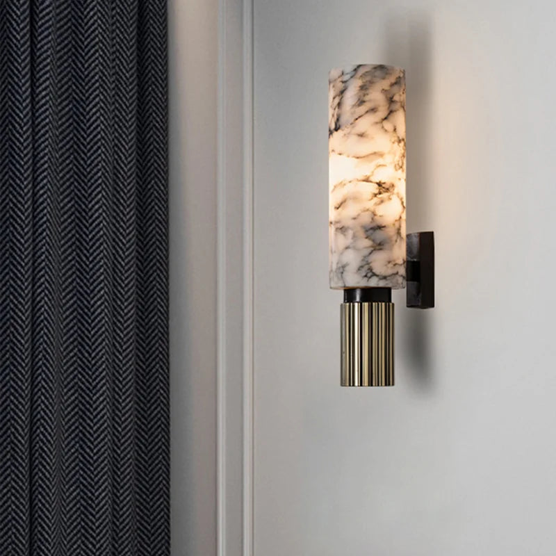 Mara Marble Wall Light | Elegant Design, LED Compatible 3