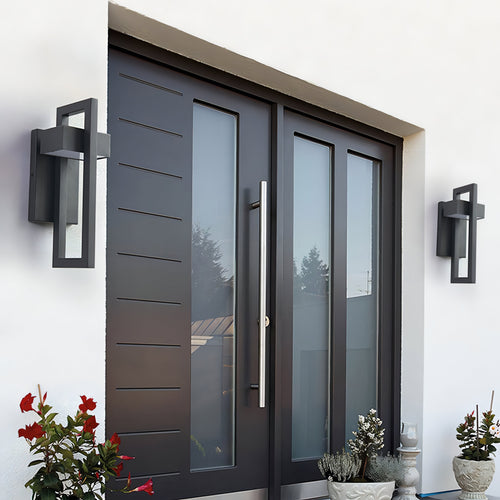 Maverick Outdoor Wall Light | Modern Black Stainless Steel, IP65 Weatherproof 2