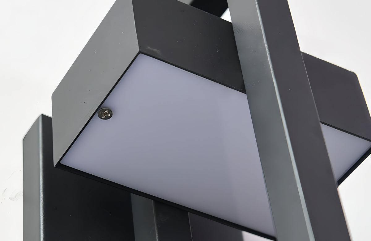 Maverick Outdoor Wall Light | Modern Black Stainless Steel, IP65 Weatherproof 4