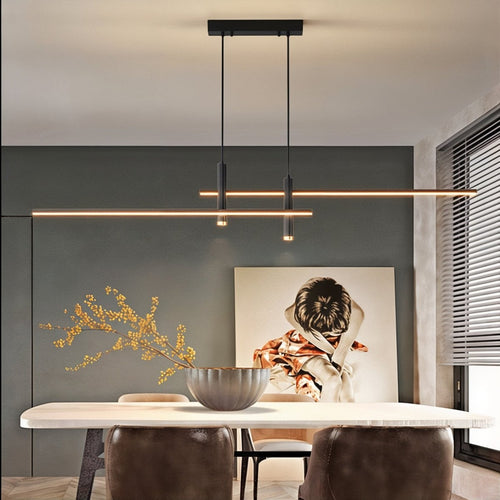 Milo Black Pendant Light | Adjustable Height, Dimmable Kitchen Island Lighting 0