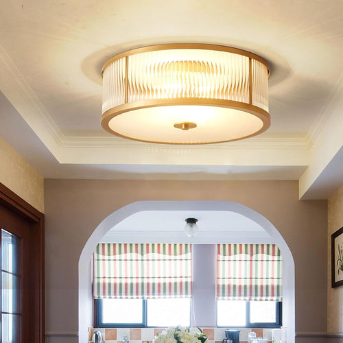 Mira Ceiling Light | Minimalist Glass Fixture with Soft Ambient Glow
