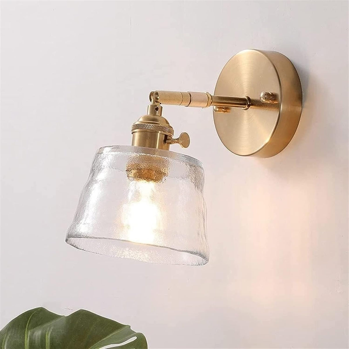 Mira Wall Light | Modern Adjustable Glass Fixture for Elegant Interiors
