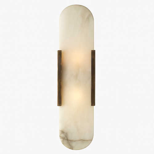 Mira Wall Sconce | Elegant Metal and Marble Design, Adjustable Dimming 5