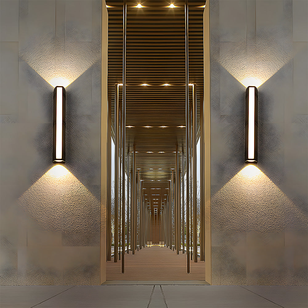 Mora Modern Outdoor Wall Light | Waterproof Aluminum, LED Illumination 2
