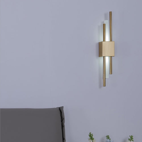 Sleek Wall Lamp | Italian-Inspired Frosted Glass Wall Light