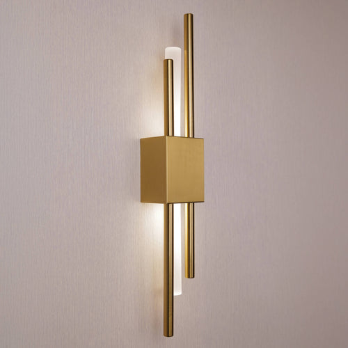 Sleek Wall Lamp | Italian-Inspired Frosted Glass Wall Light