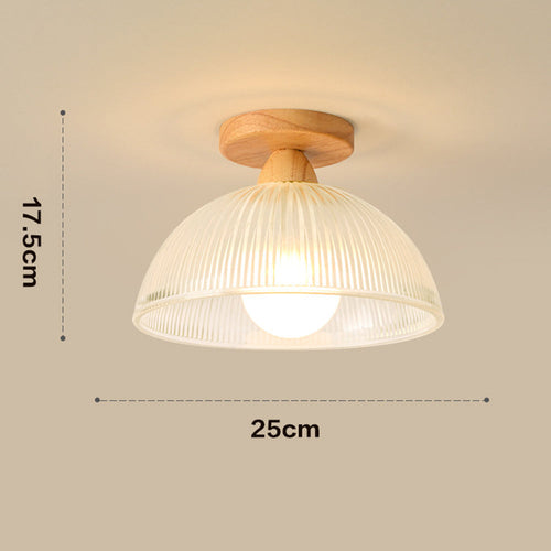 Sola Ceiling Light Fixture | Solid Wood and Glass, Elegant Design 2