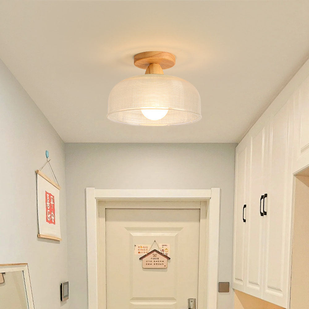 Sola Ceiling Light Fixture | Solid Wood and Glass, Elegant Design 3