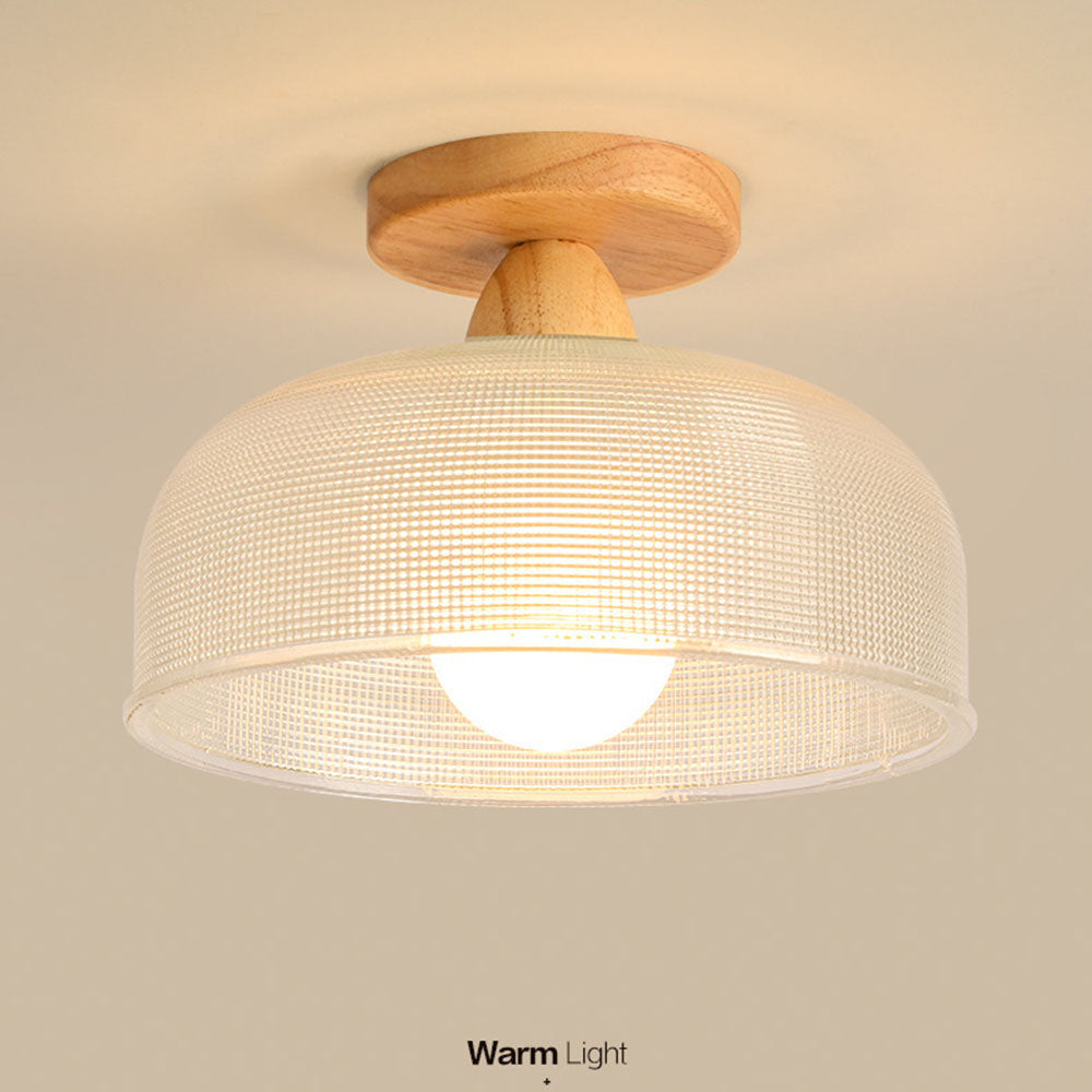 Sola Ceiling Light Fixture | Solid Wood and Glass, Elegant Design 5