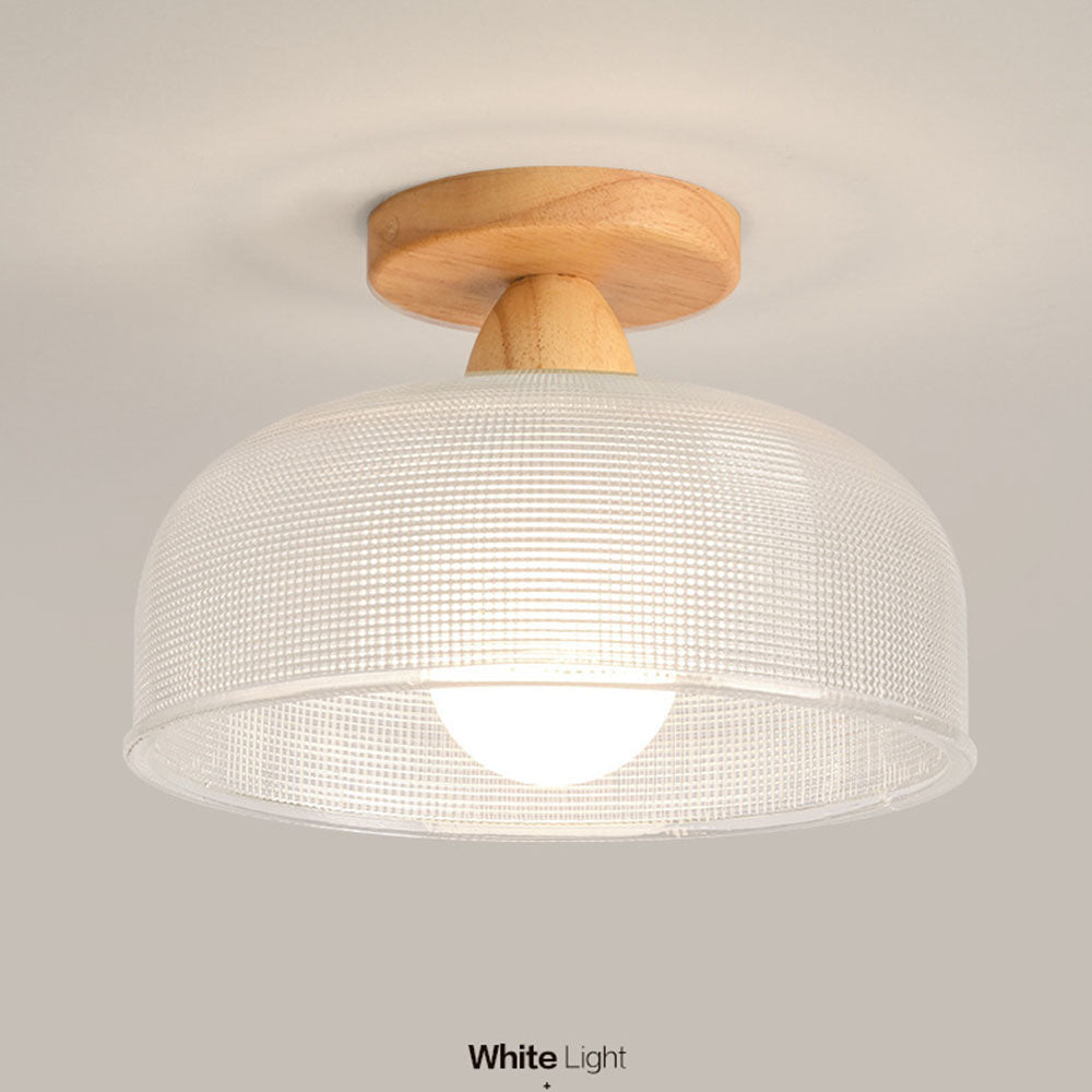 Sola Ceiling Light Fixture | Solid Wood and Glass, Elegant Design 6