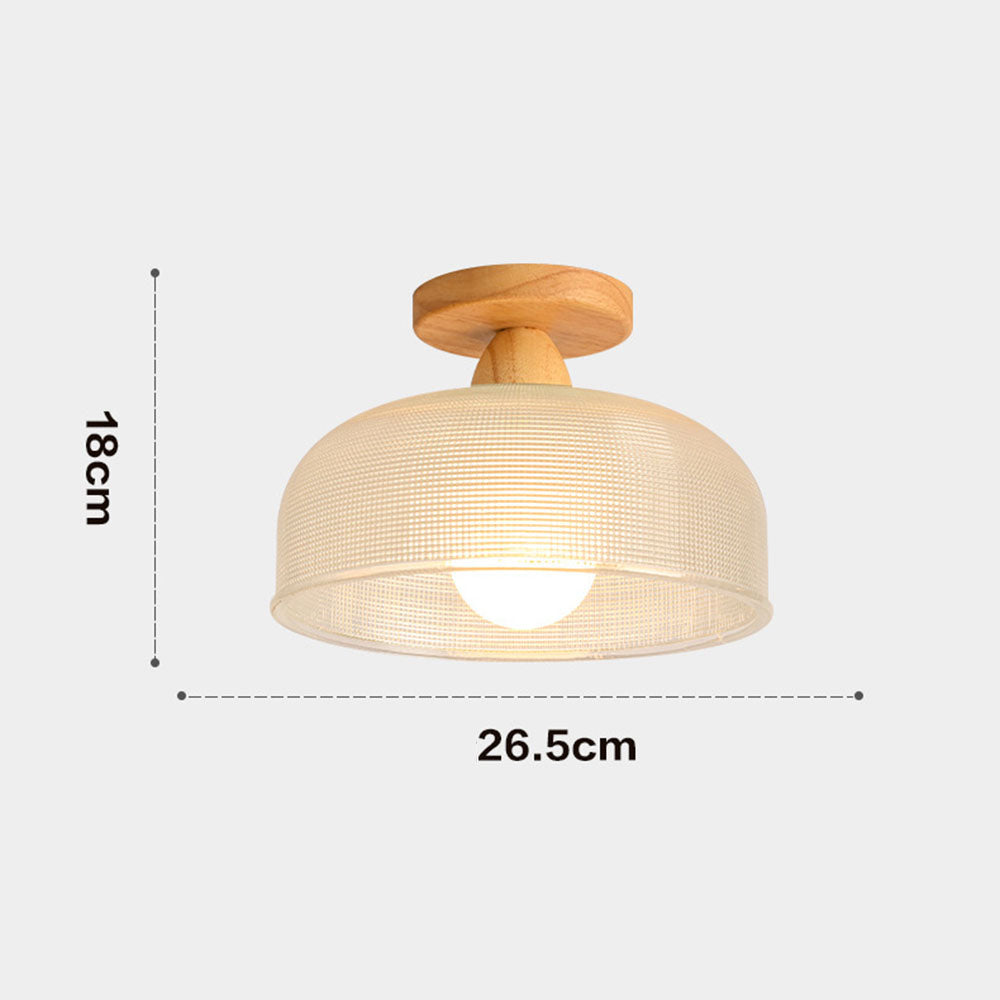 Sola Ceiling Light Fixture | Solid Wood and Glass, Elegant Design 8