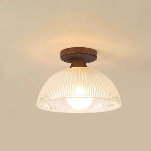 Sola Ceiling Light Fixture | Solid Wood and Glass, Elegant Design 9