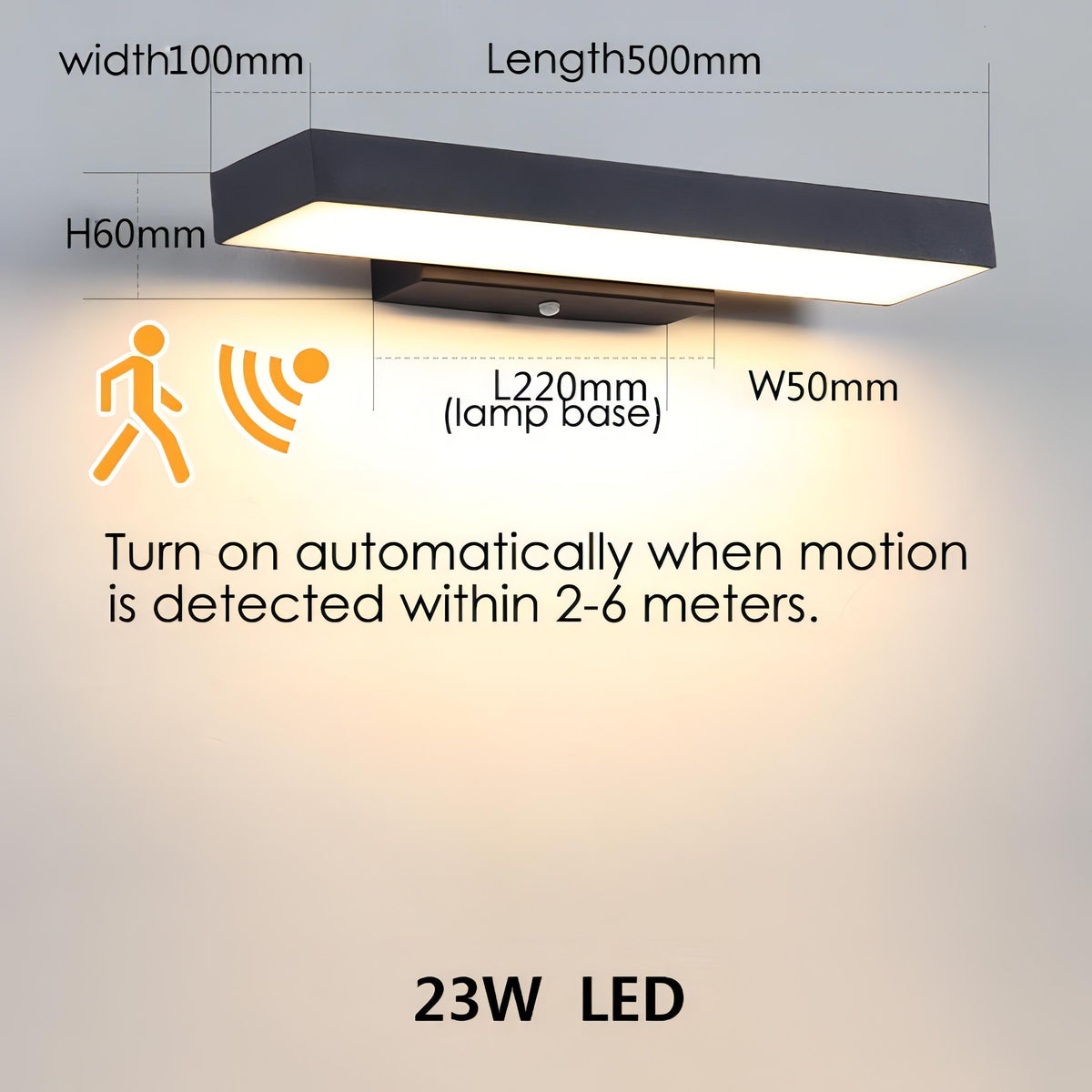 Solaire Motion Sensor Light | Weather-Resistant Outdoor Security Light 2