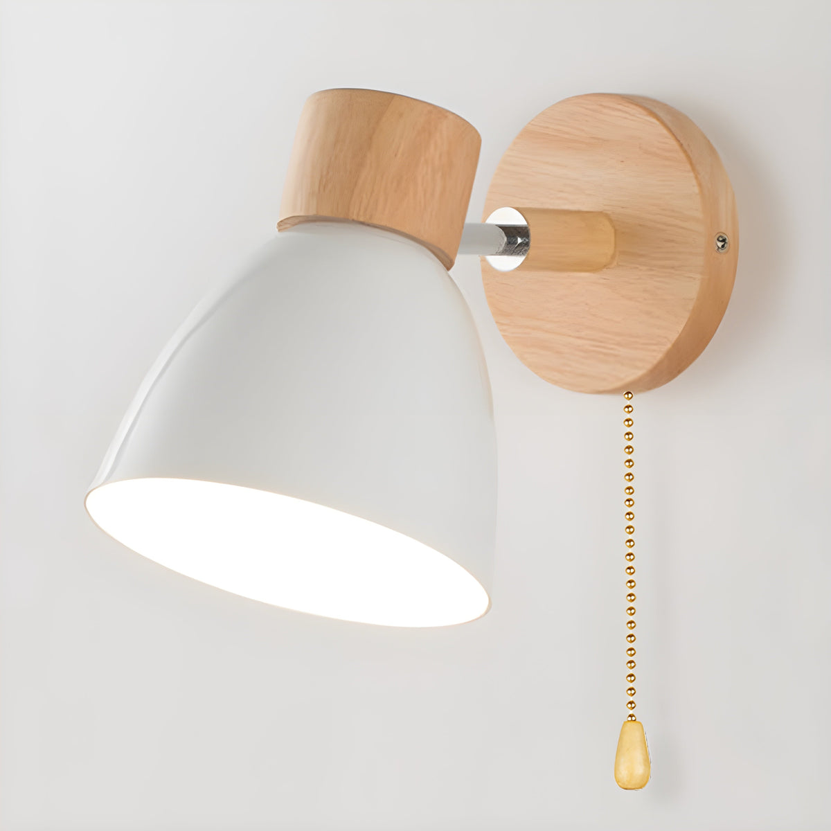 Wondrous Wall Lamp | Premium Natural Wood, Adjustable Lighting for Bathrooms and Living Spaces 0