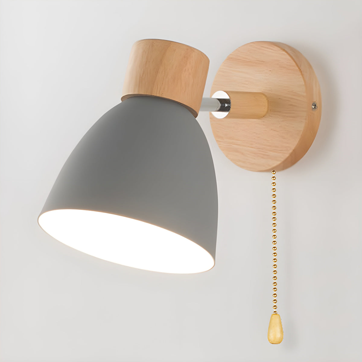 Wondrous Wall Lamp | Premium Natural Wood, Adjustable Lighting for Bathrooms and Living Spaces 6
